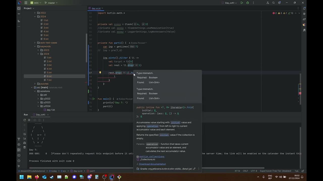 Advent of Code 2024 Day 7 First week has passed YouTube