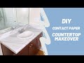 DIY Contact Paper Countertop Makeover