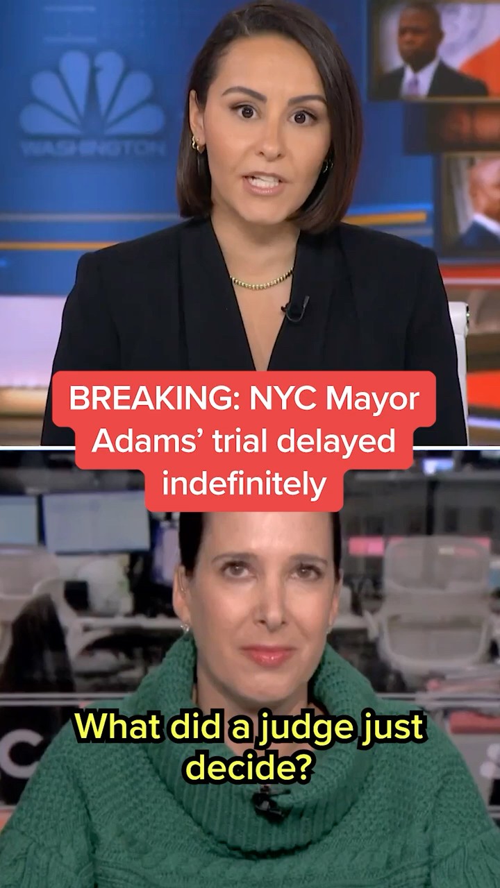 NYC Mayor Adams' trial delayed indefinitely