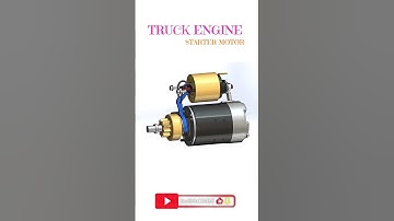Truck Engine Starter Motor #automobile #engineering #3d #cad #machine #mechanism #3dprinting #gaming