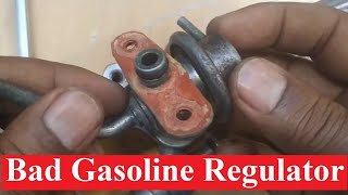 Top and common signs of bad gasoline fuel pressure regulator