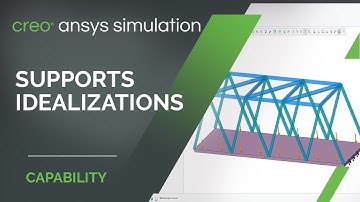 Creo Ansys Simulation Supports Idealizations | Creo 7.0.2