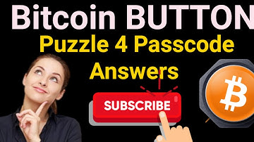 Bitcoin BUTTON puzzle 4 Answers | bitcoin passcode #cryptoboxcodetoday