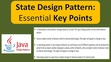 State Design Pattern: Essential Key Points