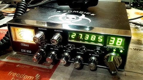 Galaxy DX-959 Repairs & Alignment for Dave in QLD (Interactive demo with Dave RR626)