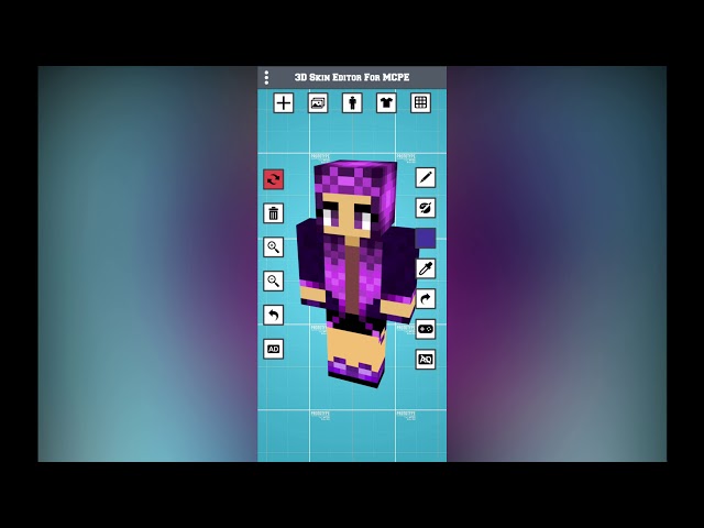 Skin Editor for Minecraft PE (3D) 