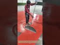 Smoothing Epoxy Flooring: How Workers Achieve a Flawless Finish