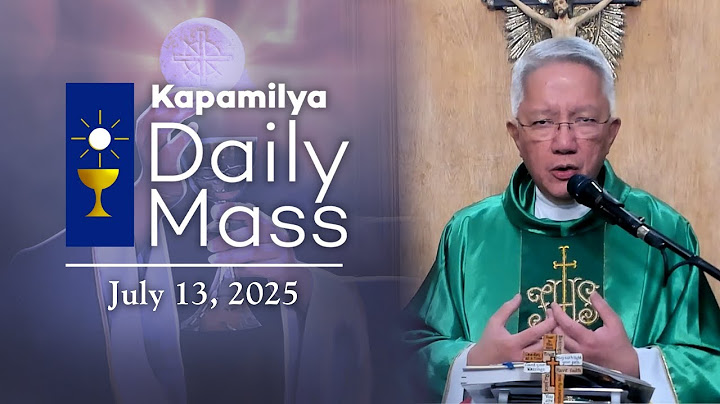 July 13, 2025 | Kapamilya Sunday Mass | Extend God's Love to Others