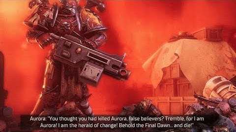 Gameplay | Warhammer 40k Rogue Trader - Part2 (Chaos Space Marine Aurora - Chapter1 Final Battle)