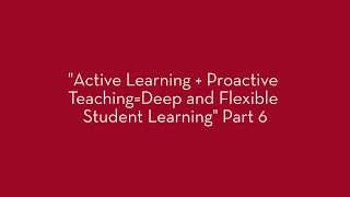 Celebrity Active Learning + Proactive Teaching = Deep and Flexible Student Learning Part 6 Wealth