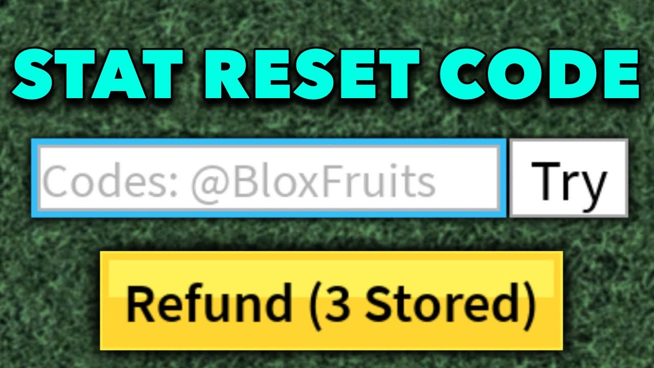 SEPTEMBER] ALL STAT RESET codes in 30 seconds.. (Blox Fruits