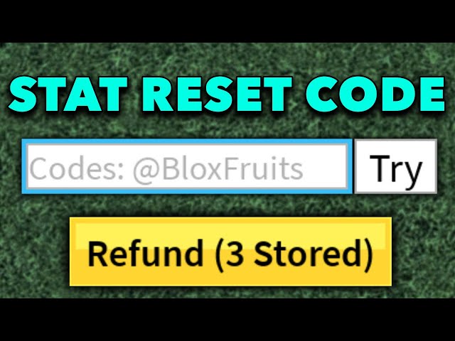 SEPTEMBER] ALL STAT RESET codes in 30 seconds.. (Blox Fruits) 