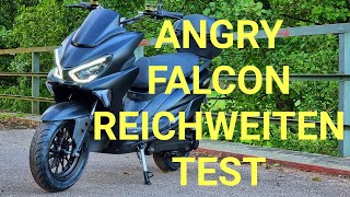 Angry Falcon Reichweitentest (80kmh 4000 Watt ERoller)