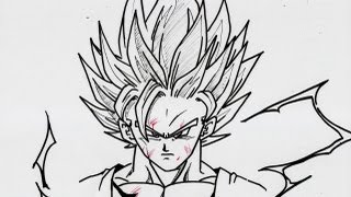 comment dessiner sangoku super sayen