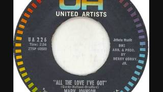 Video thumbnail of "MARV JOHNSON  All the Love I've Got  1960"
