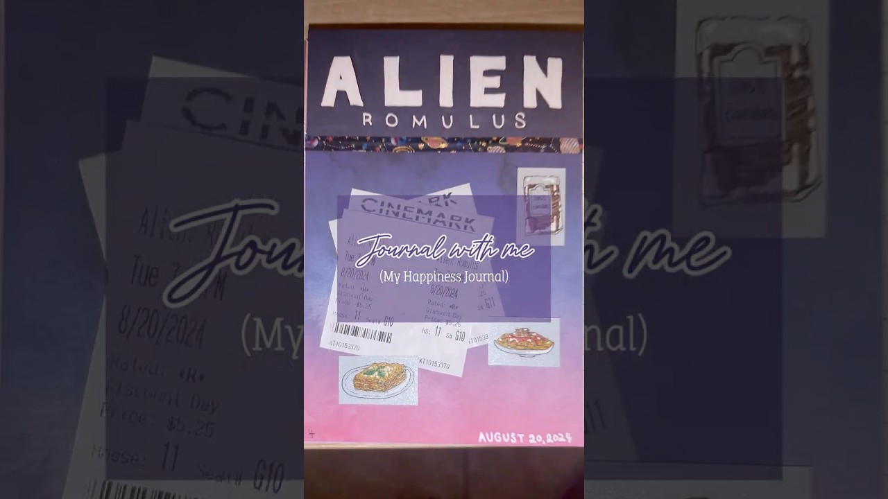 Journal with me: My Happiness Journal - Alien: Romulus