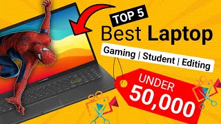 Top 5 Best Laptops Under Rs.50,000 In (2023) Best Laptop under 50000 For Student, Gaming 