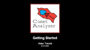 CometAnalyser - Tutorial1 - GettingStarted