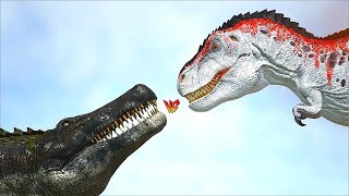 Ark Survival - PURUSSAURUS vs ALPHA TREX/INDOMINUS REX/OGRE and more [Ep.366]