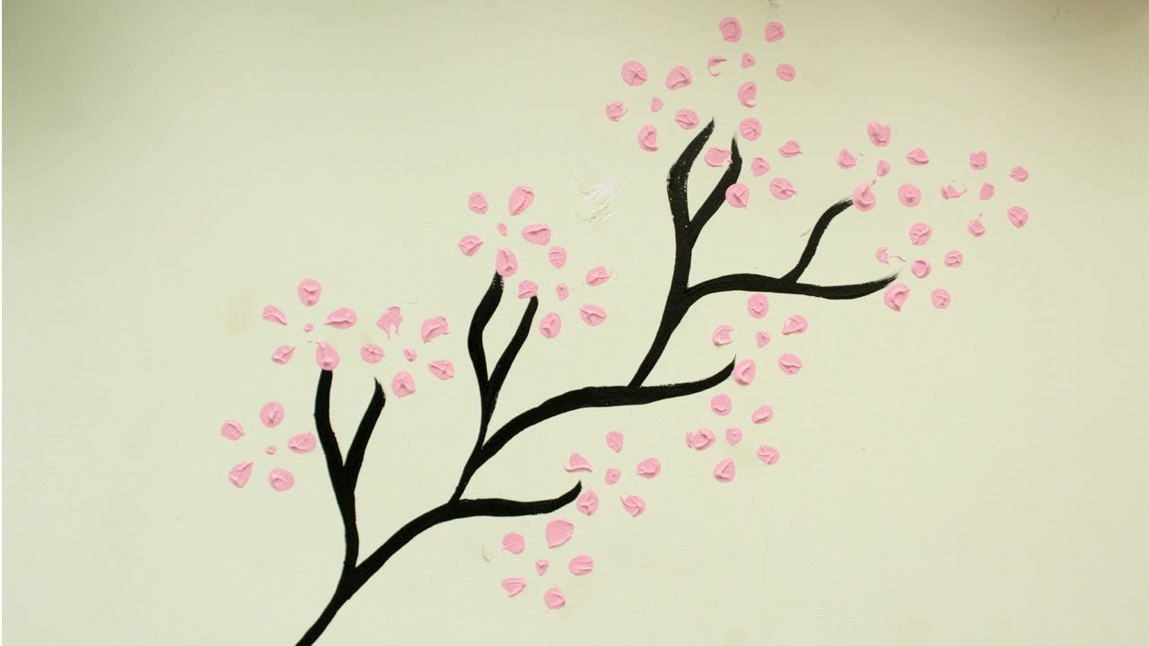 Featured image of post Flower Simple Wall Painting Images - Hi, i am bibhas saha, i want to create an abstract images on wall.