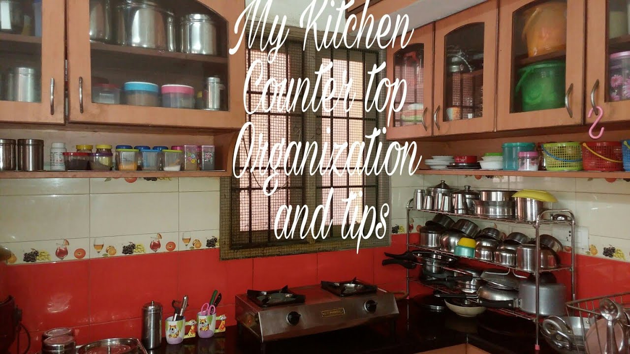 Kitchen Counter top/Kitchen Organization ideas/tips & tricks/How to