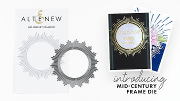 Altenew Dies Intro - Mid-Century Frame