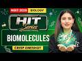 Biomolecules | Biology One Shot 🧬| NEET 2026 HIT Series | Shivani Maam #neet2026 #live #biology