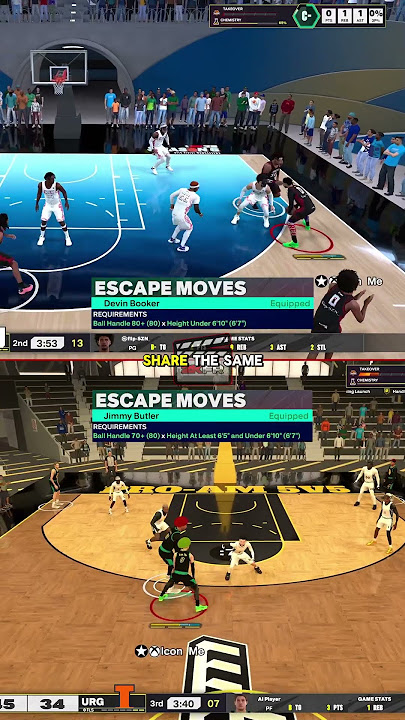 NBA 2K25 Animation Comparison: Devin Booker vs. Jimmy Butler Escape #shorts
