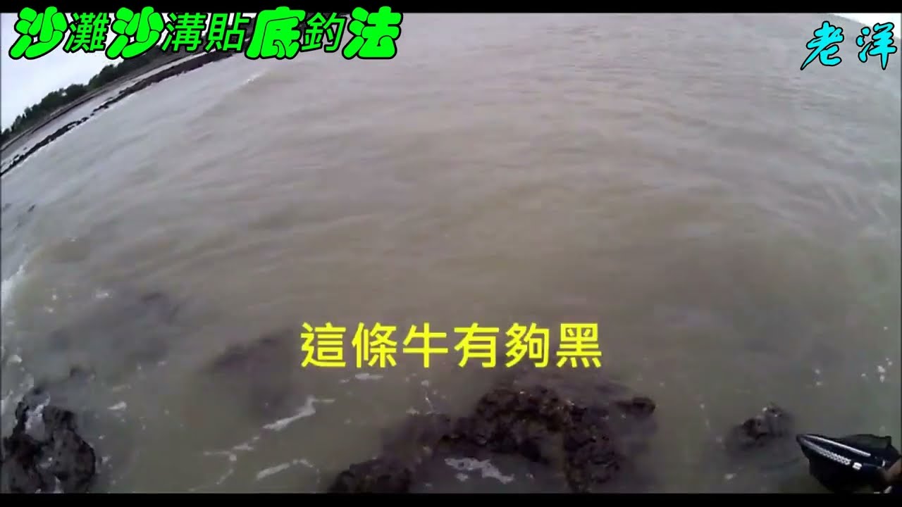 2023.08.29【釣點+藻礁綜合區+沙灘沙溝貼底釣法  或飄釣法】淺灘前打/淺打/黑鯛/目印/八卦輪/礁石/沙底/沙溝/鵝卵石/直感漂釣法－老洋 Fishing