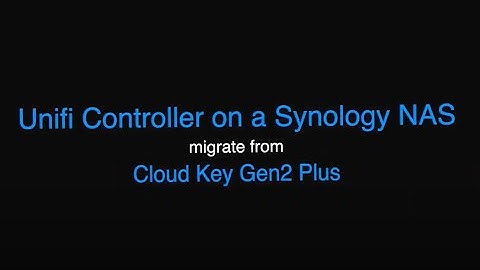 Unifi Controller on Synology NAS via Docker
