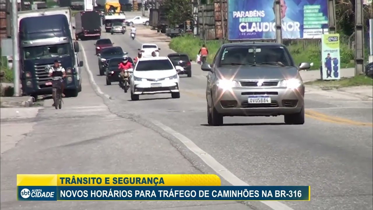 NOVOS HORÁRIOS PARA TRÁFEGO DE CAMINHÕES NA BR-316