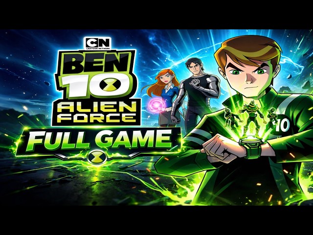 Ben 10: Alien Force (2008) PS2 FULL GAME Walkthrough Gameplay 100