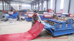 Double deck roofing sheet roll forming machine