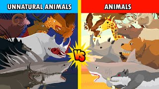 Unnatural Habitat Animals vs Animals | Unnatural Habitat Animals Animation