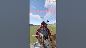 You May Be Missing Headshots Because of This Hitbox in Rust! #rust #rustshorts