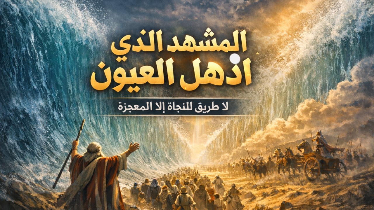 الجزء الأخير من #قصة_سيدنا_موسى البحر أمامهم وفرعون وجنوده خلفهم ماذا يفعلون وكيف أنقذهم الله