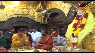 Shirdi Miracle: Musician/Singer Anu Malik visits Shirdi ~