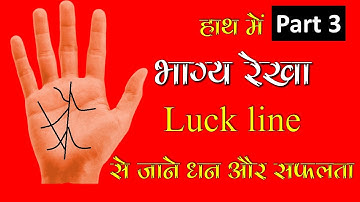 भाग्य रेखा | Part-3 | fate line | Palmistry हस्तरेखा ज्ञान Lec.41 सामुद्रिक शास्त्र Hastrekha gyan