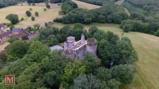 DJI Phantom 4 films a 16th century chateau in S/W France