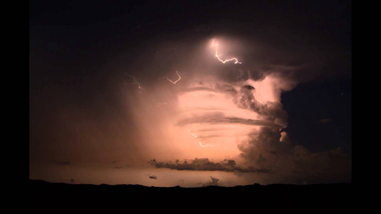 Supercell Lightning Storm - 30 minutes in 30 seconds - YouTube