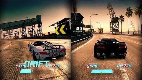 Split Second. Split screen gameplay /Local offline
