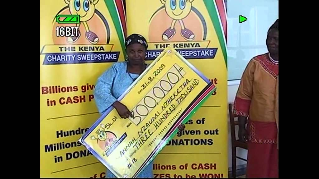 Kenya Charity Sweepstake 300,000/ Winner YouTube