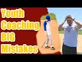 Top 5 big mistakes youth baseball coaches make  avoid these and have greater success