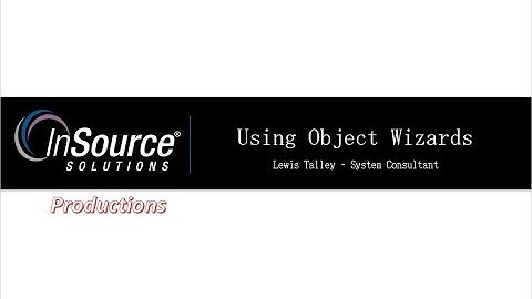 Using Object Wizards SP 2017