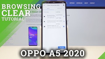 How to Clear Browsing Data in OPPO A5 2020 - Delete Cookies