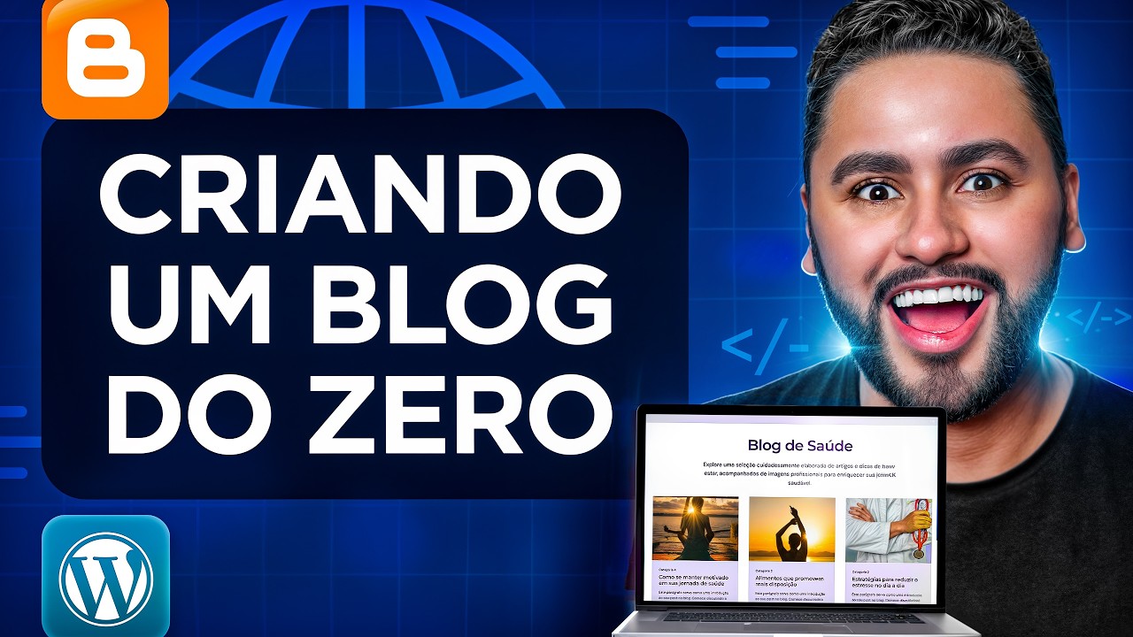 Como CRIAR UM BLOG DO ZERO em 2026 – Tutorial COMPLETO para INICIANTES ...