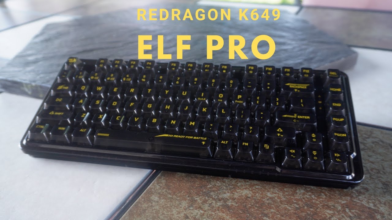 Redragon K649 Elf Pro | A Transparent Keyboard! - YouTube Redragon K649 Elf Pro | A Transparent Keyboard! - YouTube