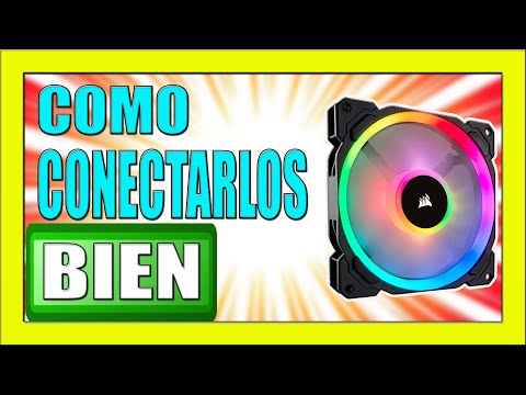 Video: ¿Cómo conecto ventiladores RGB a la fuente de alimentación?