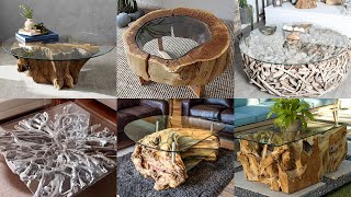 50 Amazing Driftwood Glass Coffee Table Ideas