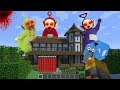 GIANT TELETUBBIES APPEAR IN MY ZOMBIE HOUSE IN MINECRAFT!! SURVIVAL OF THE CREATURES!! Minecraft
